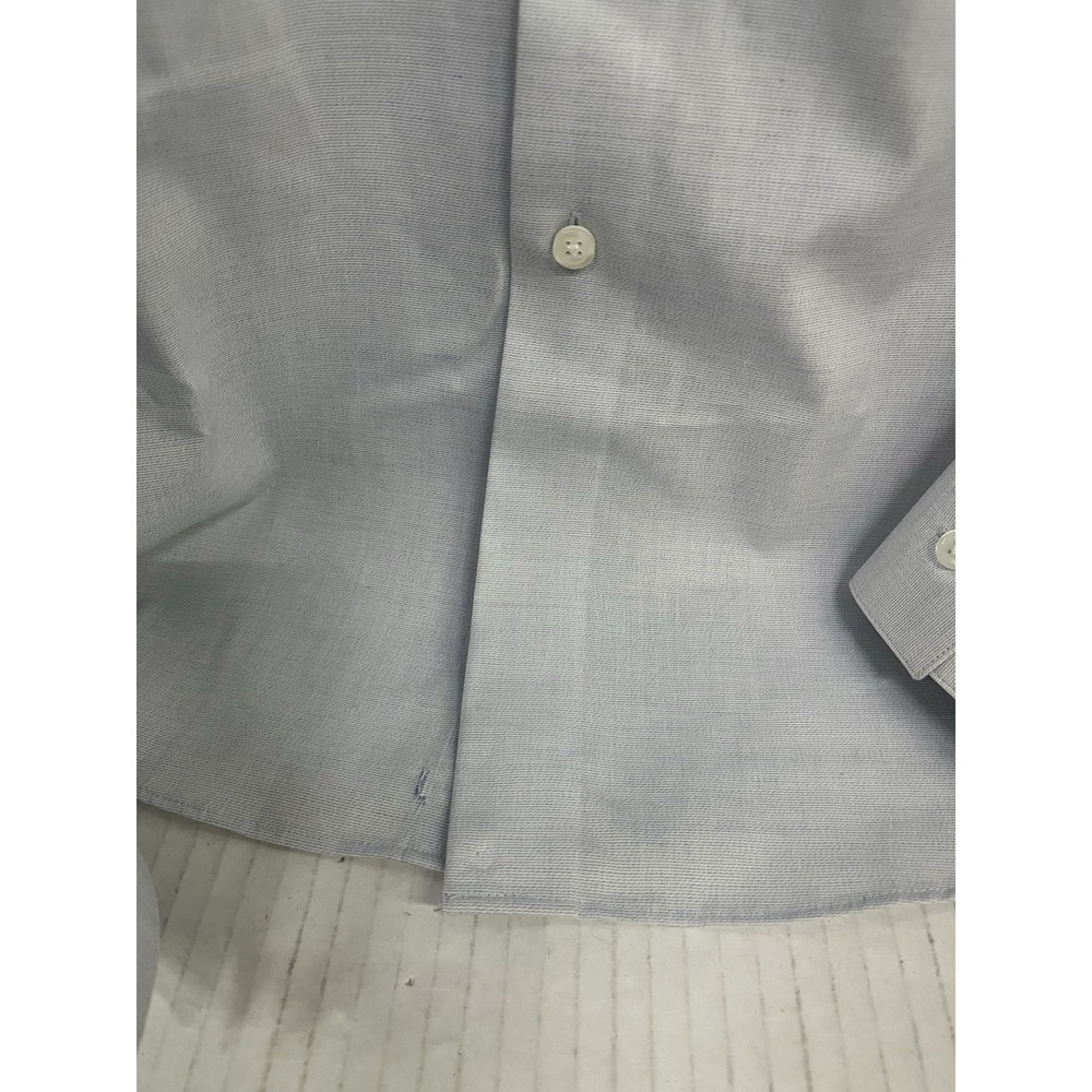 Calvin Klein Non-Iron Men's Slim Fit Dress Shirt – Tall Size - Picture 6 of 12